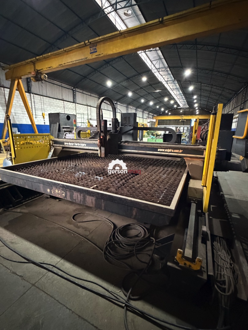 MÁQUINA DE CORTE PLASMA CNC - OXIPIRA - MASTER 35 - HPR130XD - 7000 x 3000 - ANO 2013